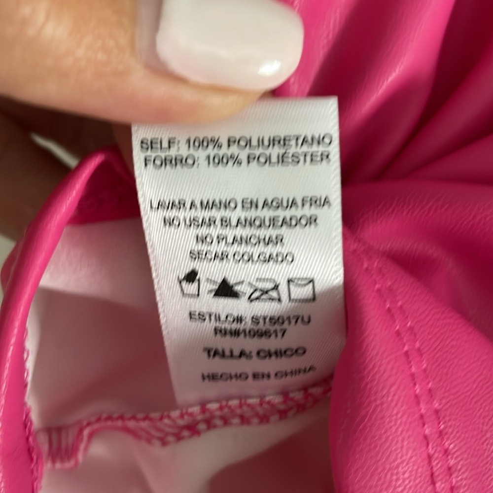 Pink Bustier Crop Top - Women's Strappy Bustier - Picture 6 of 8